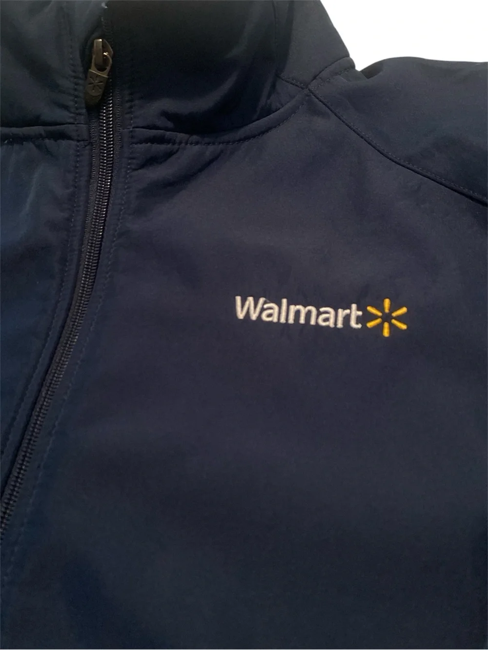 Men’s Walmart Employee Navy Full-Zip Jacket Size Large